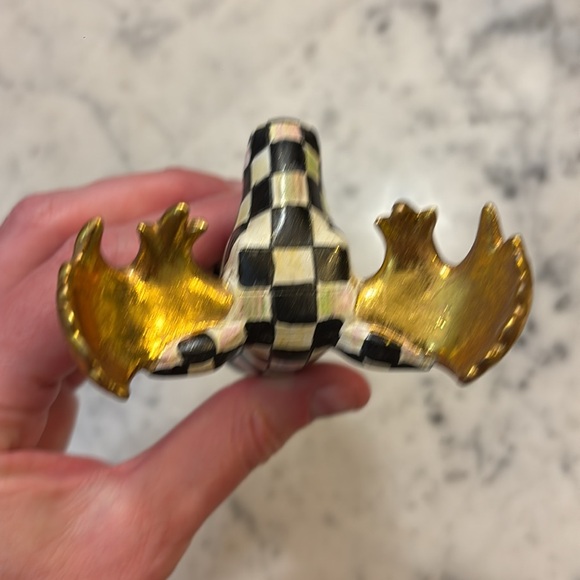 Mackenzie Childs Courtly Check Moose Bottle Stopper - Picture 6 of 14